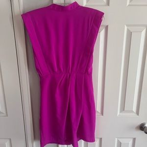Pink formal mini dress